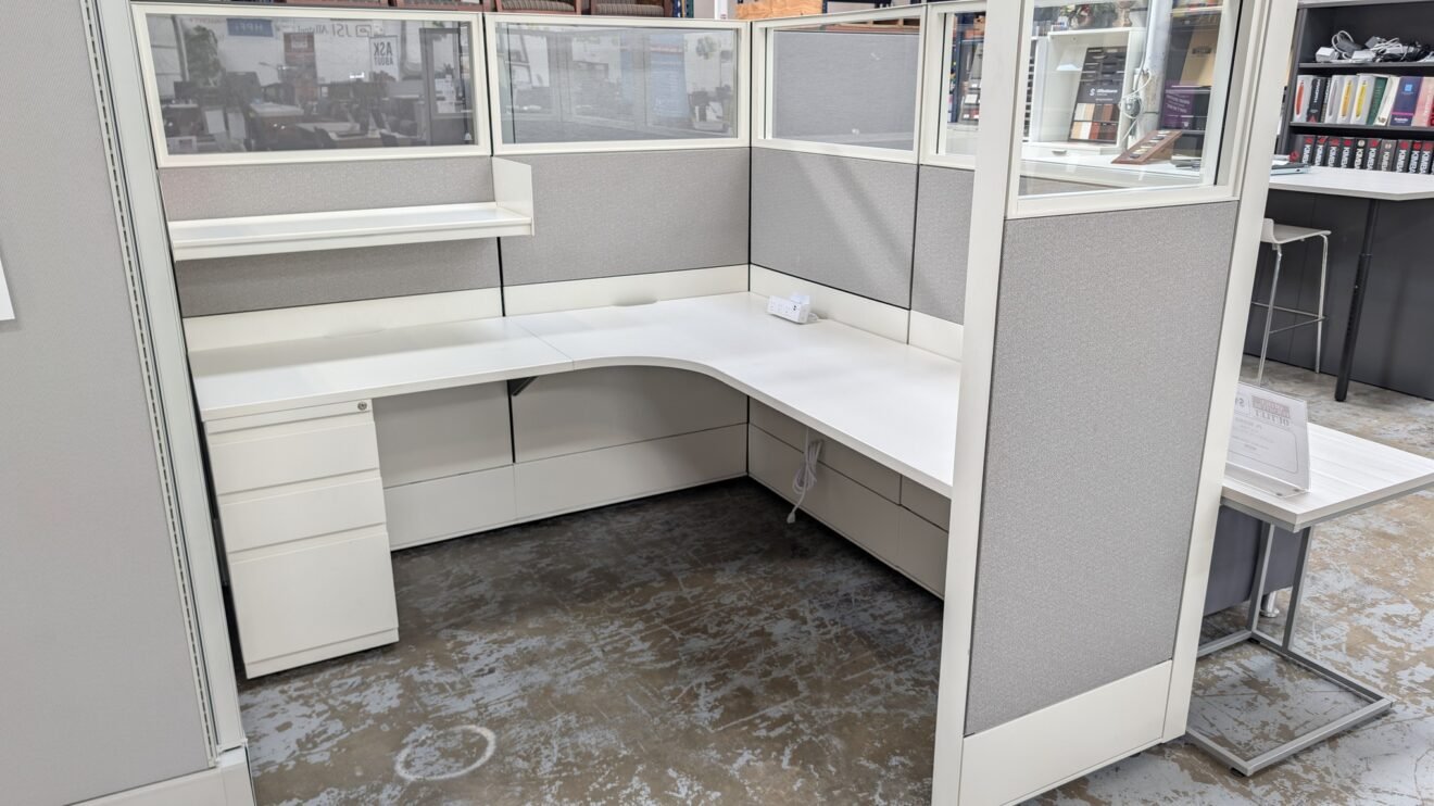 HAWORTH - COMPOSE 6' x 6' Workstation Framed Glass Sections