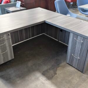 MAYLINE Desk with a Right Return -Gray