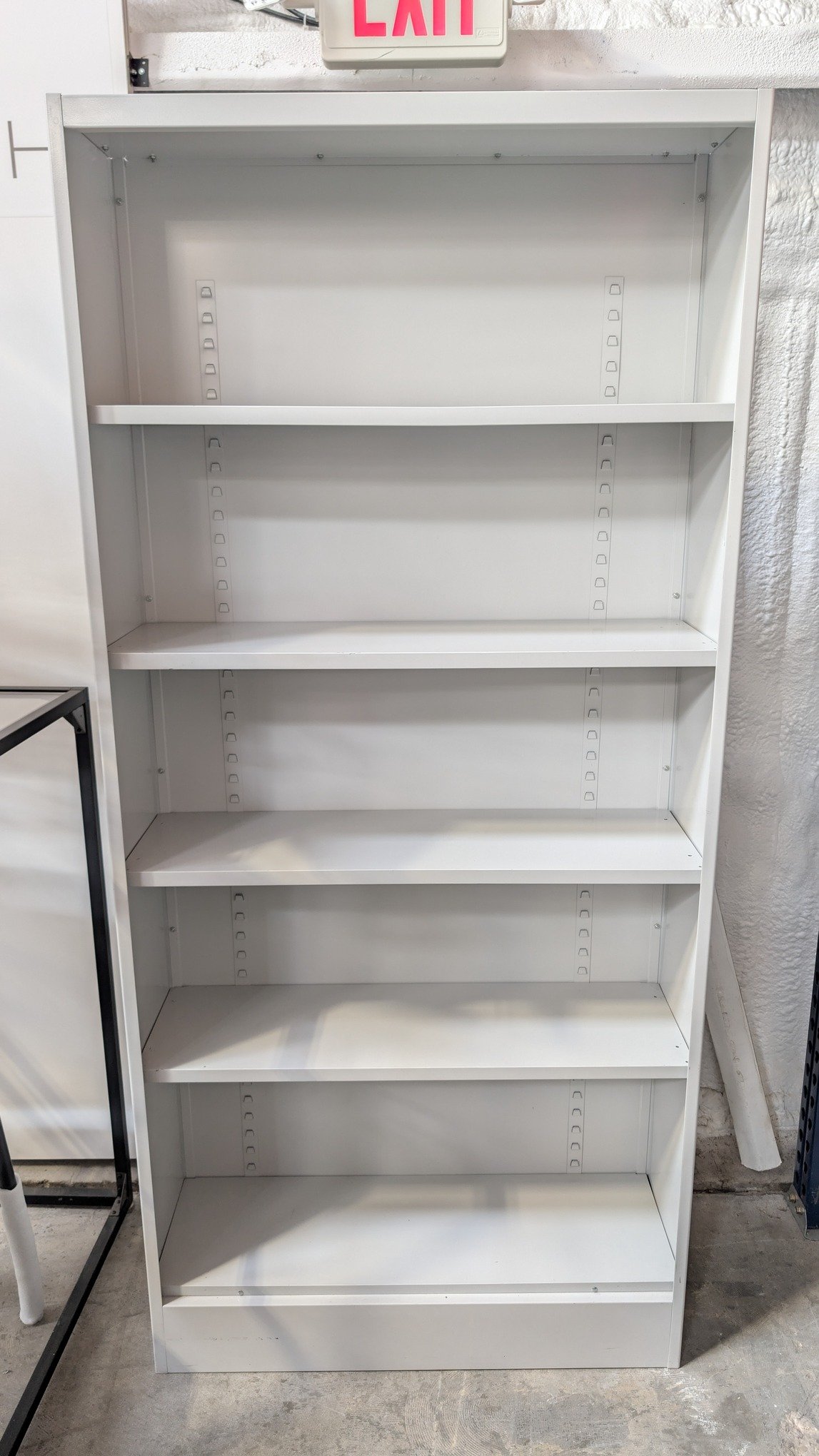 ALLSTEEL 5 Shelf Metal Bookcase