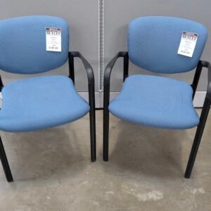 HAWORTH Improv Guest Chair Blue Fabric